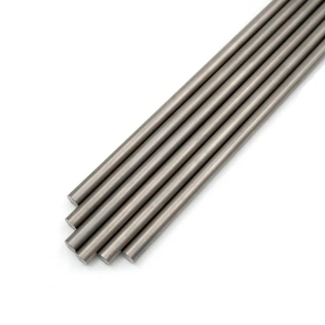 Titanium round bar with turned surface finish