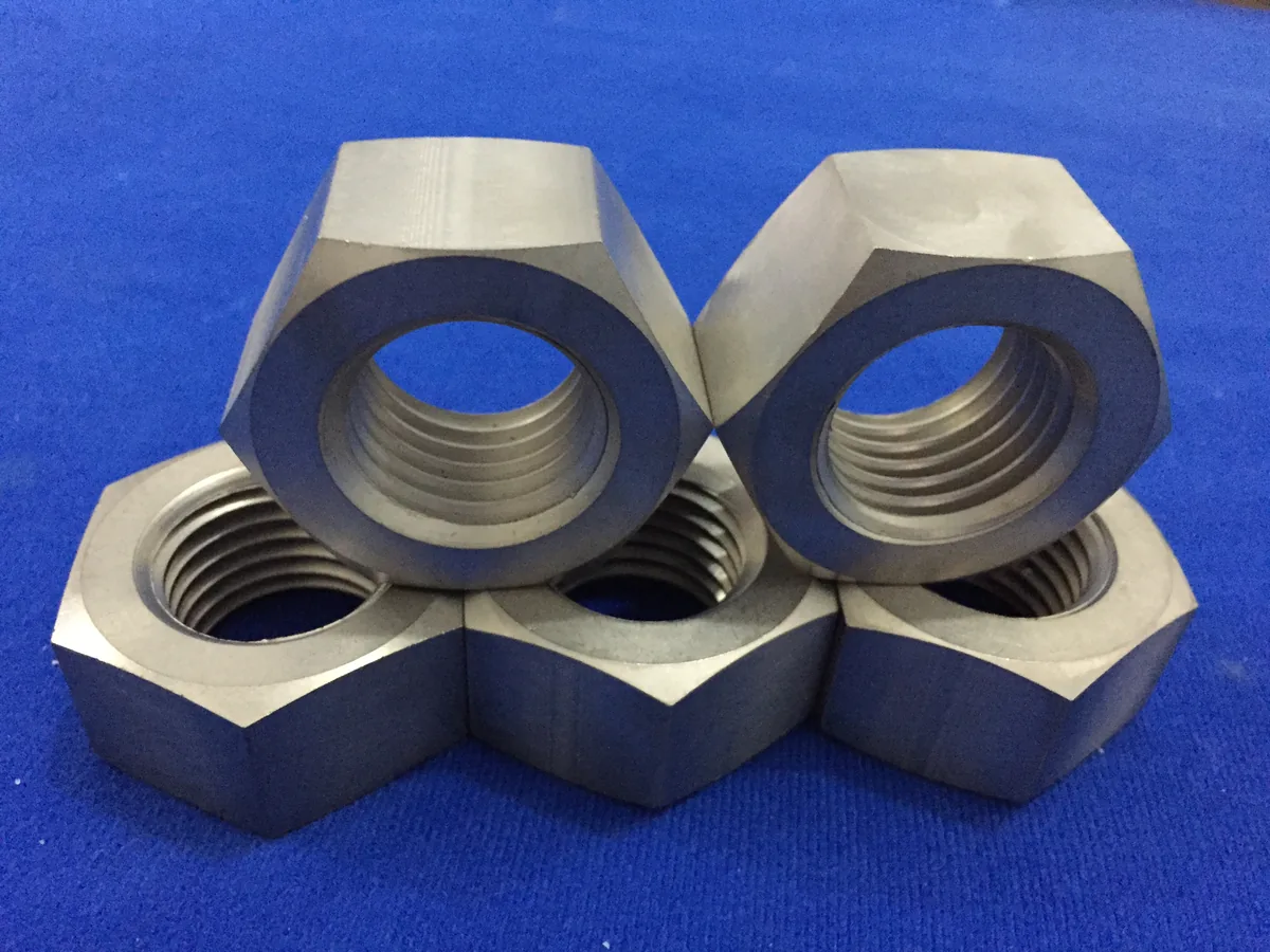 Titanium U-bolts with nuts